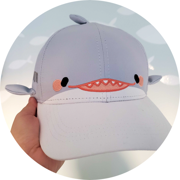 Chomper the Great White Shark Cap