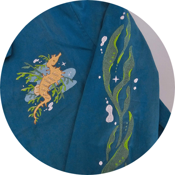 Leafy Sea Dragon Cotton Twill Jacket