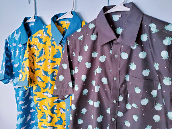 Moon Jelly Mayhem Button-Up Shirt