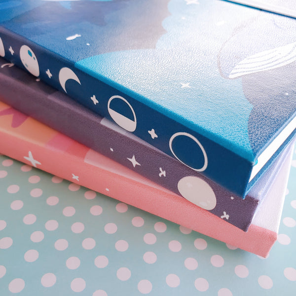 A5 Dotted Journals Series: Moonlit Nights