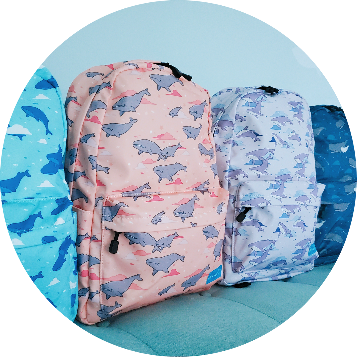 Sky Whales Series Backpacks Umvvelt