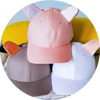 Bun Embroidered Caps