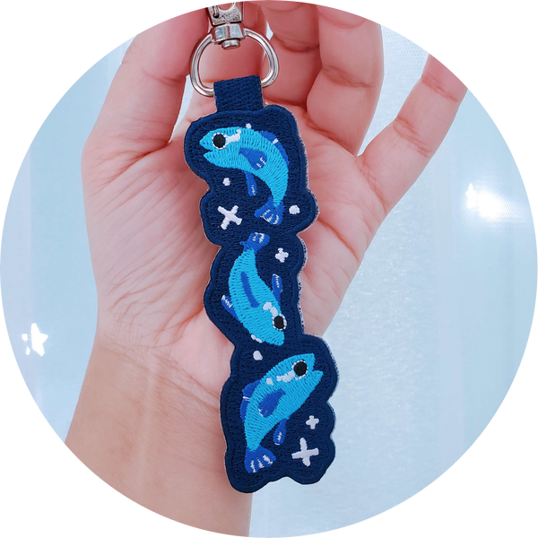 Crybaby Embroidered Keychain