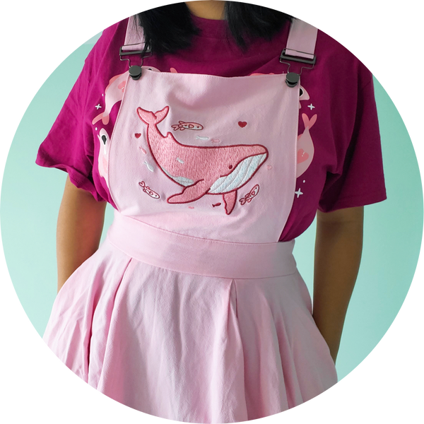 Love Whale Pinafore