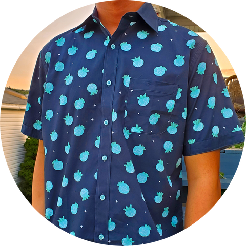 Moon Jelly Mayhem Button-Up Shirt