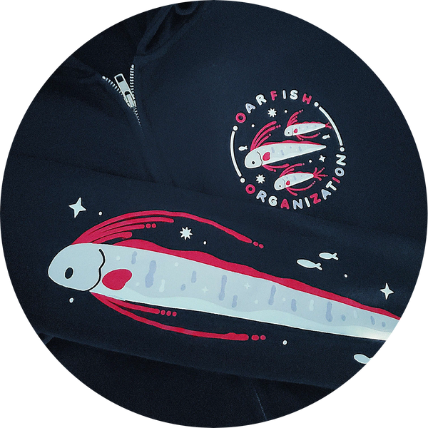 Oarfish Organization Zip-Up Hoodie