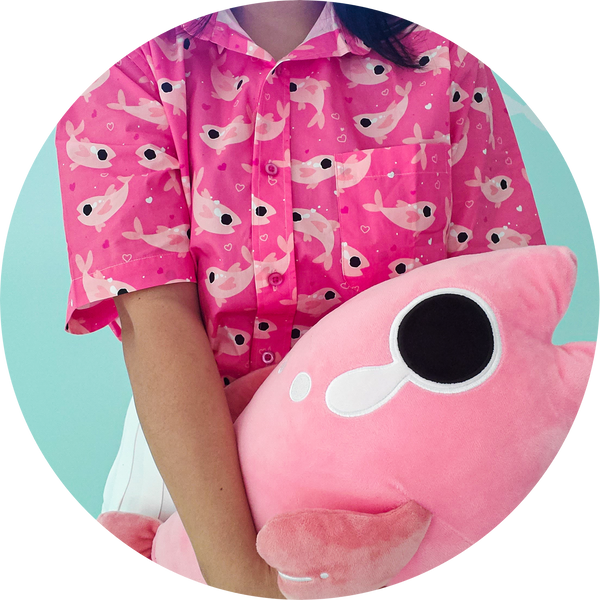 Pink Crybaby Button-Up Shirt