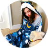 Sleepy Fish Hooded Blanket