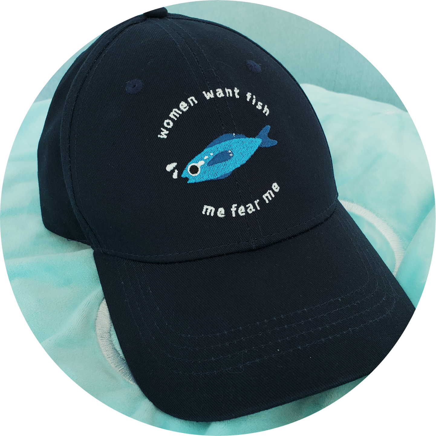 Women Want Fish Me Fear Me Cap Umvvelt