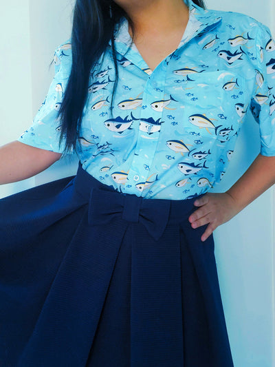 Tuna Migration Button-Up Shirt