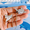 Sharks & Teeth! Collar Pin Set