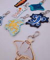 Leafy Sea Dragon Embroidered Keychain