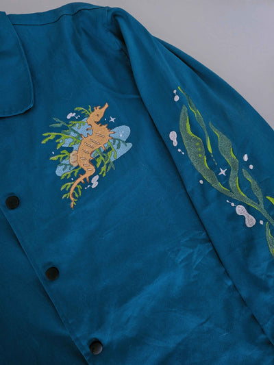 Leafy Sea Dragon Cotton Twill Jacket