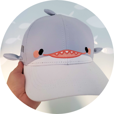 Chomper the Great White Shark Cap