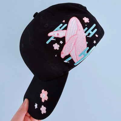 Sakura Whale Cap