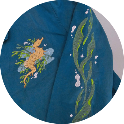 Leafy Sea Dragon Cotton Twill Jacket