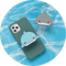 Sharks! Rubber Phone Grips