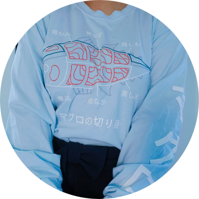 Cuts of Tuna Long-Sleeve Shirt