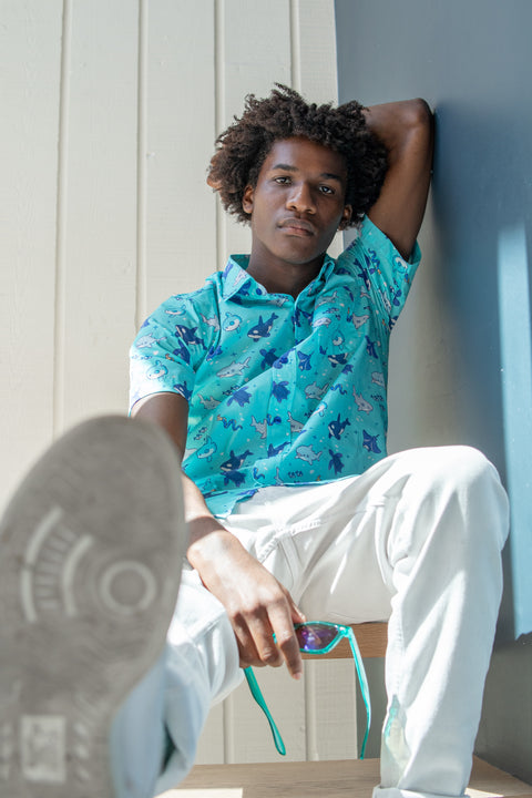 Friends of the Sea Button-Up Shirt