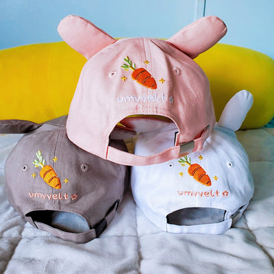 Bun Embroidered Caps