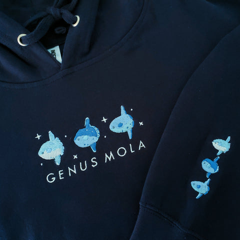 Genus Mola (Embroidered) Hooded Pullover