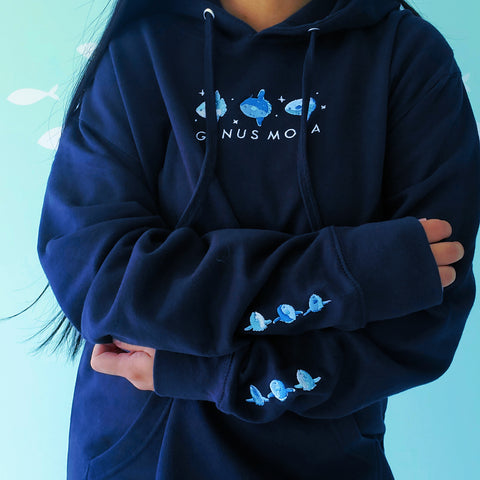 Genus Mola (Embroidered) Hooded Pullover