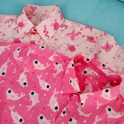 Pink Crybaby Button-Up Shirt