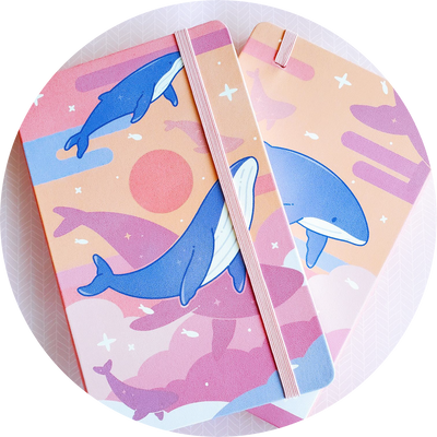 A5 Dotted Journals Series: Sunset Skies
