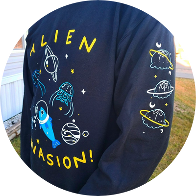 Alien Invasion! Crewneck