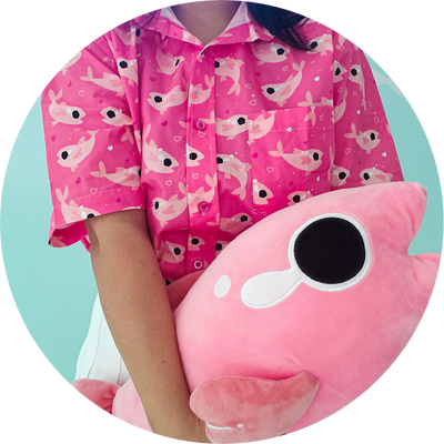 Pink Crybaby Button-Up Shirt