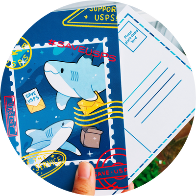 SAVE USPS 4x6 Postcard (SINGLE)