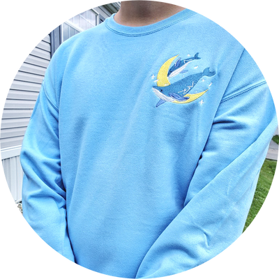 Moon Visitors Crewneck