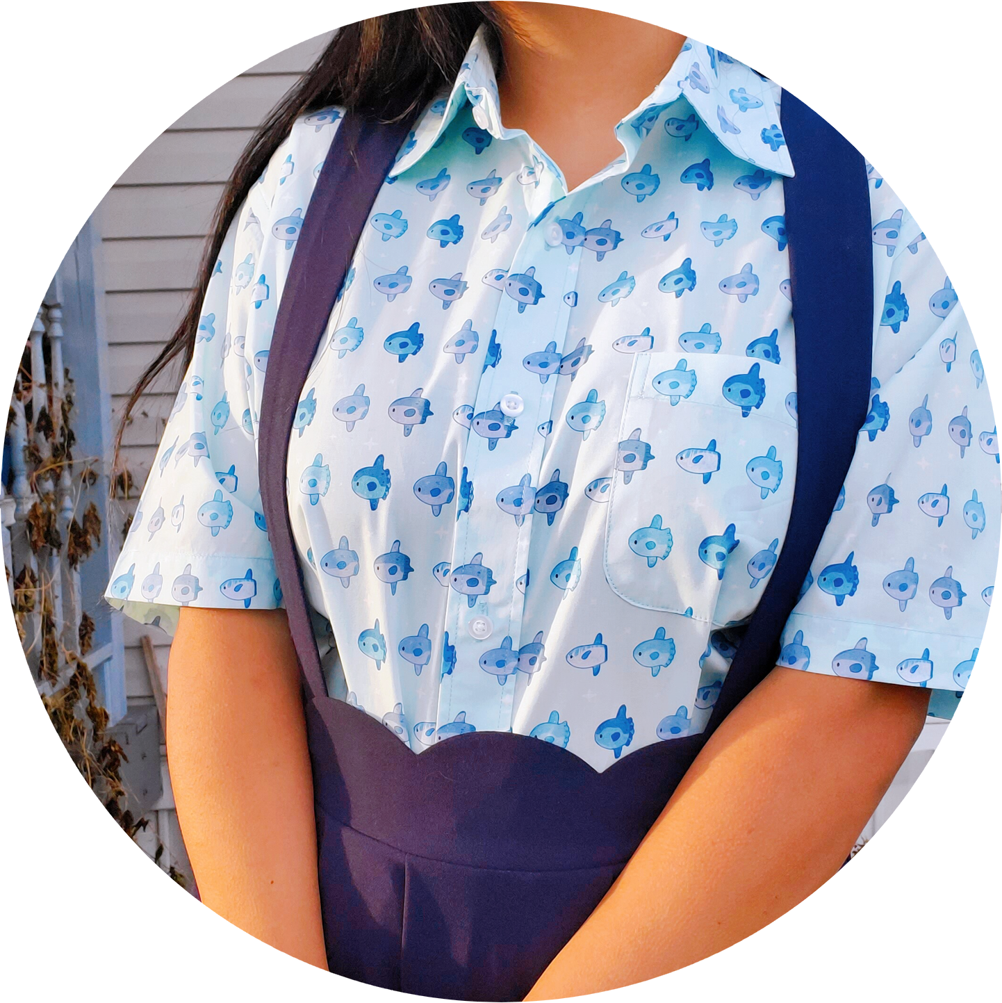 Ocean Sunfish Button-Up Shirt– Umvvelt