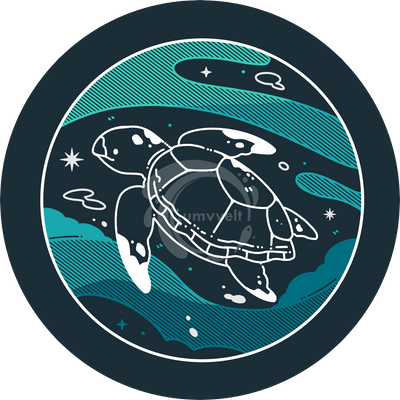Sea Turtles Inc. Donation Decal (4"Diffraction Decal)